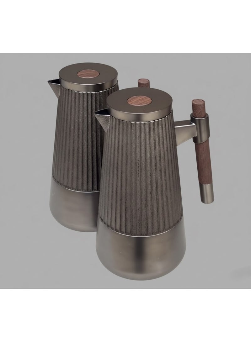 السيف  طقم ترامس ميان من السيف للشاي والقهوة بتصميم أنيق حجم 1لتر/1 لتر - Image 2